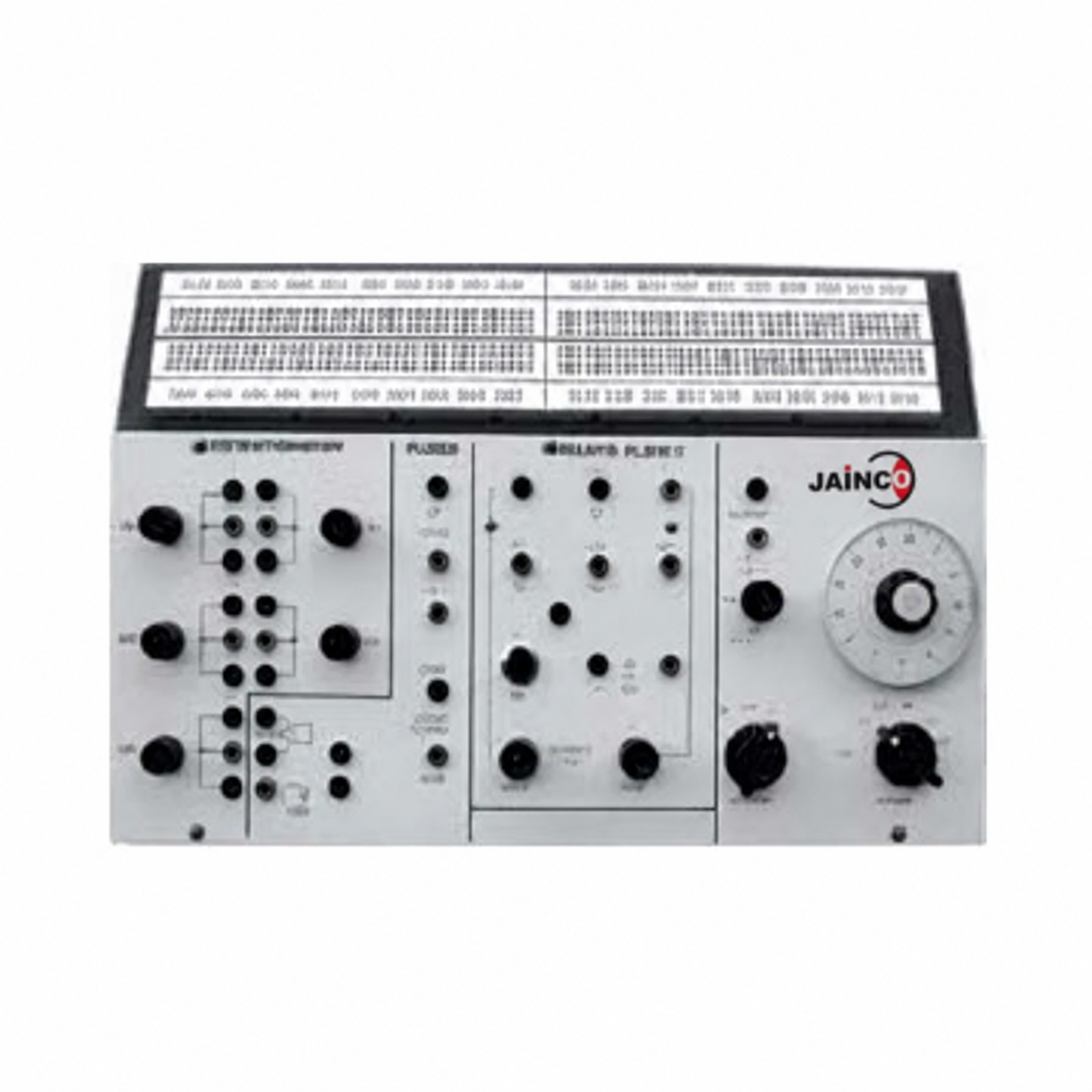 Logic Gate Circuit Trainer and Digital Computer-II [Bread Board Model]